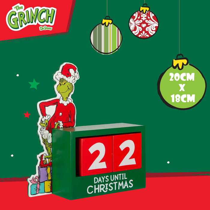 Grinch Christmas Decoration Festive Gift 20cm x 18cm Green X 1