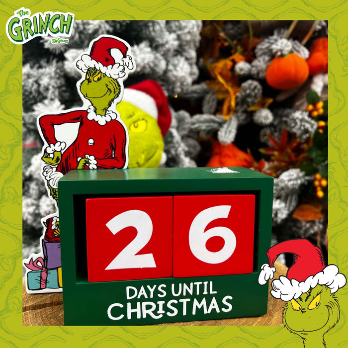 Grinch Christmas Decoration Festive Gift 20cm x 18cm Green X 1