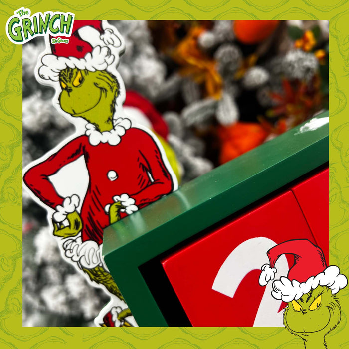 Grinch Christmas Decoration Festive Gift 20cm x 18cm Green X 1