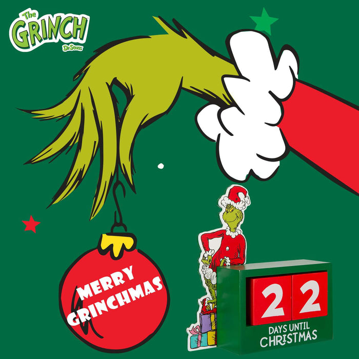Grinch Christmas Decoration Festive Gift 20cm x 18cm Green X 1