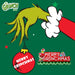 Grinch Christmas Sign Decoration Festive Gift 15cm x 30cm Green X 1