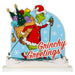 Grinch Christmas Decoration Festive Gift 21.5cm x 22cm Green X 1