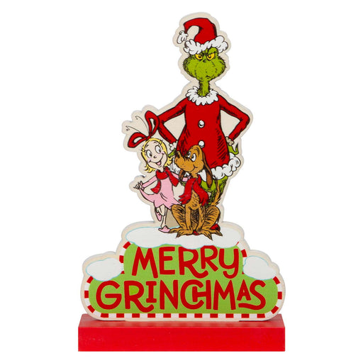 Grinch Christmas Decoration Festive Gift 16cm x 10cm Green X 1