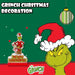 Grinch Christmas Decoration Festive Gift 16cm x 10cm Green X 1