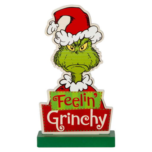 Grinch Christmas Decoration Festive Gift 16cm x 9cm Green X 1