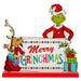 Grinch Christmas Decoration Festive Gift 22cm x 21cm Green X 1