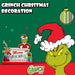 Grinch Christmas Decoration Festive Gift 22cm x 21cm Green X 1