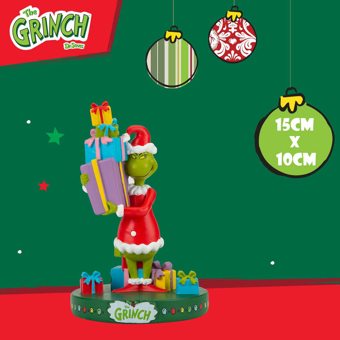 Grinch 3D Christmas Decoration Festive Gift 15cm x 10cm Green X 1