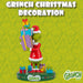 Grinch Christmas Decoration Festive Gift 15cm x 10cm Green X 1