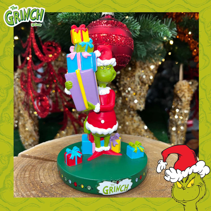 Grinch 3D Christmas Decoration Festive Gift 15cm x 10cm Green X 1