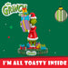 Grinch Christmas Decoration Festive Gift 15cm x 10cm Green X 1