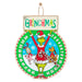 Grinch Christmas Wall Decoration Festive Gift 30cm x 24.5cm Green X 1