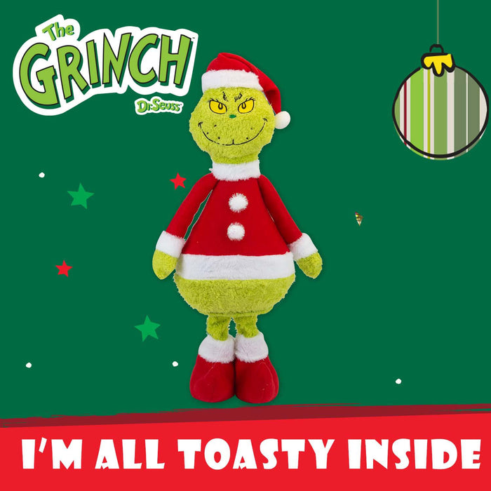 Grinch Standing Christmas Decoration Festive 60cm x 26cm Green X 1