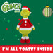 Grinch Standing Christmas Decoration Festive 60cm x 26cm Green X 1