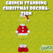 Grinch Standing Christmas Decoration Festive 46cm x 18cm Green X 1