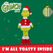 Grinch Standing Christmas Decoration Festive 46cm x 18cm Green X 1