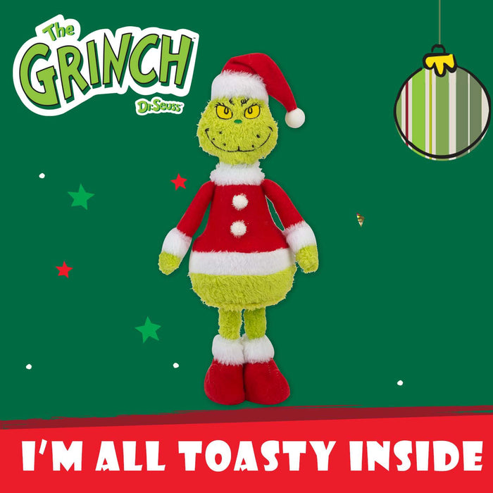 Grinch Standing Christmas Decoration Festive 35cm x 16cm Green X 1