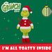 Grinch Standing Christmas Decoration Festive 35cm x 16cm Green X 1