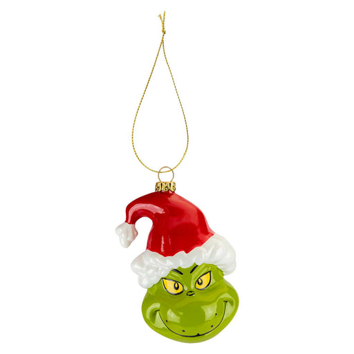 Grinch Christmas Tree Decoration Festive Gift 10cm x 6.5cm Green X 1