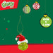 Grinch Christmas Tree Decoration Festive Gift 10cm x 6.5cm Green X 1
