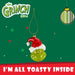 Grinch Christmas 3D Tree Decoration Festive Gift Green