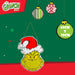 Grinch Christmas Light Up Wall Festive  Decoration 40cm x 30cm Green X 1