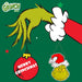 Grinch Christmas Light Up Wall Festive  Decoration 40cm x 30cm Green X 1