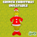 Grinch Christmas Inflatable Outdoor Decoration 120cm x 60cm Green X 1