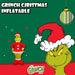 Grinch Christmas Inflatable Outdoor Decoration 120cm x 60cm Green X 1
