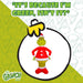 Grinch Christmas Inflatable Outdoor Decoration 180cm x 90cm Green X 1