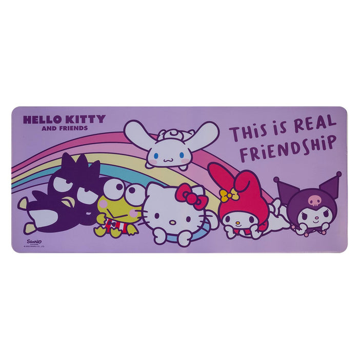 Hello Kitty Desk Mat Multicoloured Gaming Mat Multi - 35cm x 80cm