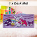 Hello Kitty Desk Mat Multicoloured Gaming Mat Multi - 35cm x 80cm