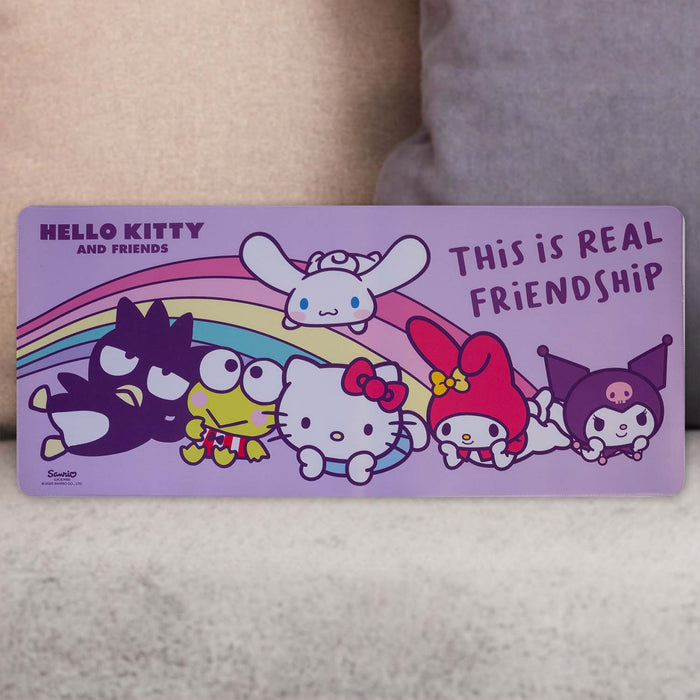 Hello Kitty Desk Mat Multicoloured Gaming Mat Multi - 35cm x 80cm
