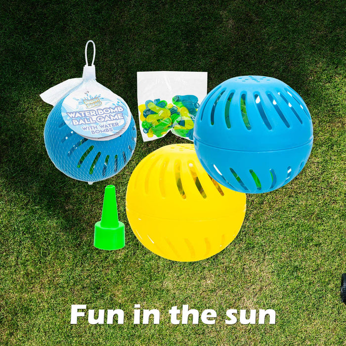 Water Bomb Ball Game Swimming Outdoor Summer Blue or Yellow