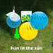 Water Bomb Ball Game Swimming Outdoor Summer Blue or Yellow