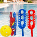 Scoop Catch Ball Set Outdoor Games Summer Activity 30cm x 12cm Red Blue X 2