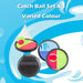 Catch Ball Set Hook & Loop Outdoor Games Summer 20cm x 20cm Varied Colour X 2