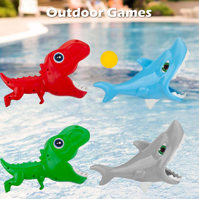 Dino Shark Catch Game Outdoor Games Summer 26cm x 18cm Varied Colour X 2