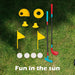 Childs Golf Set Outdoor Games Summer Activity 53cm x 8cm Multi Coloured X 2