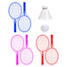 Badminton Set Outdoor Games Summer Activity 33.5cm x 15cm Varied Colour X 2