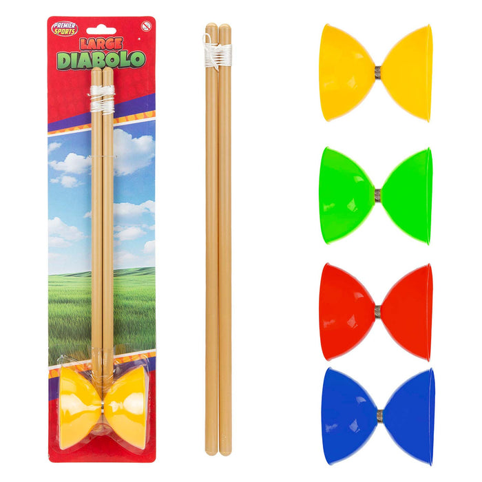 Diablo With Sticks Assorted Colours Outdoor Summer Garden Game