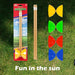 Diablo With Sticks Outdoor Games Summer Activity 49cm x 13cm Varied Colour X 1
