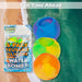 Reusable Silicone Water Bombs Outdoor 26.7cm x 14.2cm Multi Coloured X 6