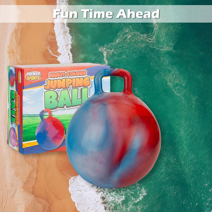 Jumping Ball Outdoor Games Summer Activity 42cm x 35cm Varied Colour X 1