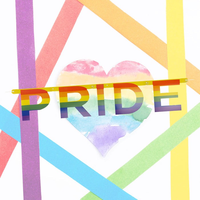 Pride Banner Gay LGBT Pride, Colourful Stripes for Pride Festival 180cm Rainbow