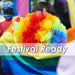 Pride Wig Gay LGBT Pride, hair Colorful Stripes Festival 1 Piece Rainbow