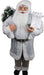 Luxury Grey Father Christmas Figure