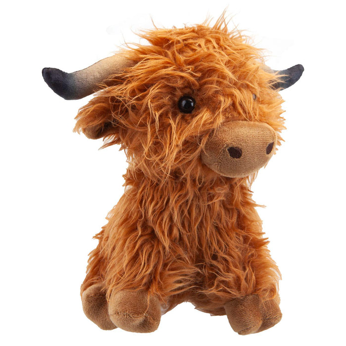 Highlands Cow Soft Toy Cute Plushie Huggable Plush Brown