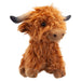 Highlands Cow Soft Toy Cute Plushie Huggable Plush Brown