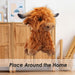 Highlands Cow Soft Toy Cute Plushie Huggable Plush Brown